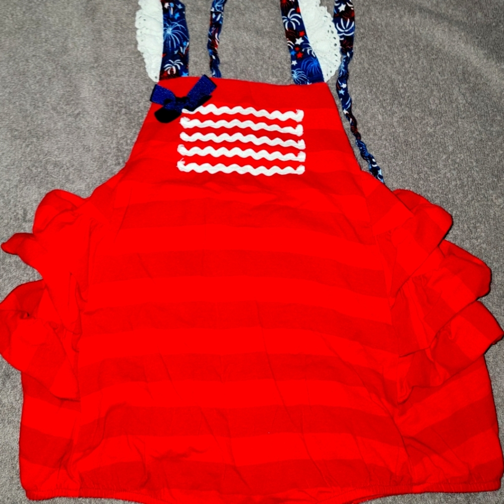 July 4th RicRac and Ruffles Bubble